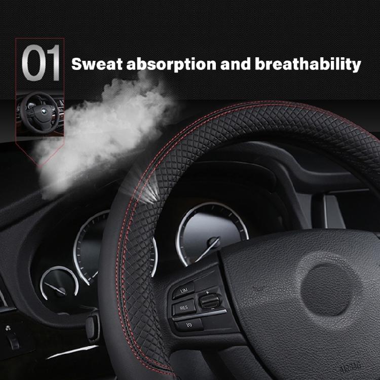 Easy Installation Car Steering Wheel Cover Nonslip Grip For Long Time Driving Comfort And Precise Control