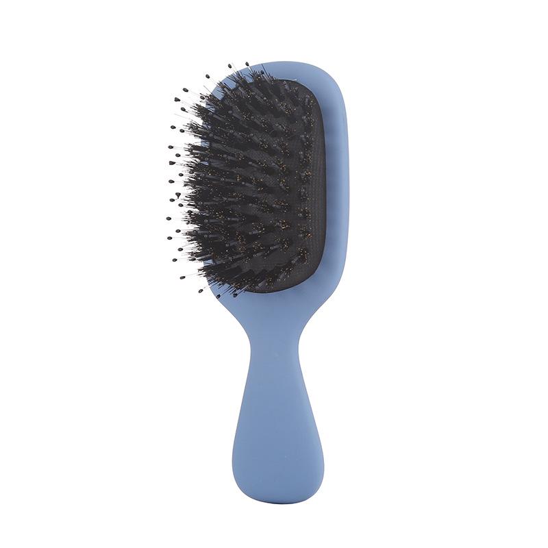 

Овальная щетка для волос из щетины кабана для гладких, пушистых волос – Большой размер с подушкой для массажа кожи головы