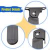 Electric Bike Pedals Anti Slip Foldable Accessories Easy To Install Direct Replaces Rubber Metal