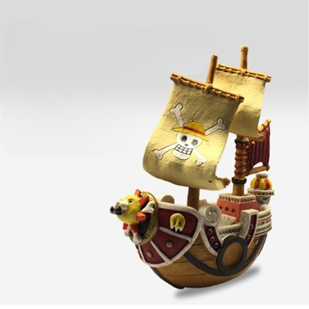 Pirát potopená loď loďka pryskyřičná ozdoba pro akvárium nádržka na ryby krajinná dekorace