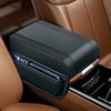 Car Armrest Storage Box Mat Leather and Memory Foam Car Center Console Cover Armrest Heighten Cover Car Accessories