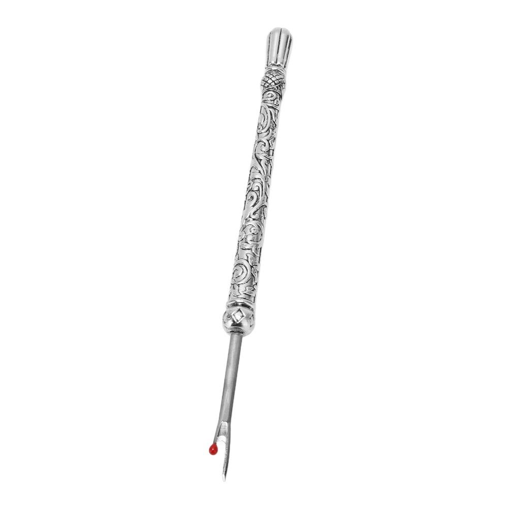 Multifunction Silver Seam Ripper Alloy Length 12cm Stitch Cutter Thread Unpicker for Hemming