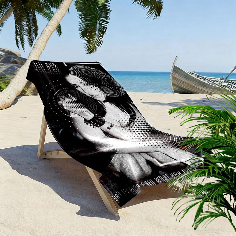 Charli XCX Beach Towel, Large Soft Quick Dry Towel for Beach Camping Swimming