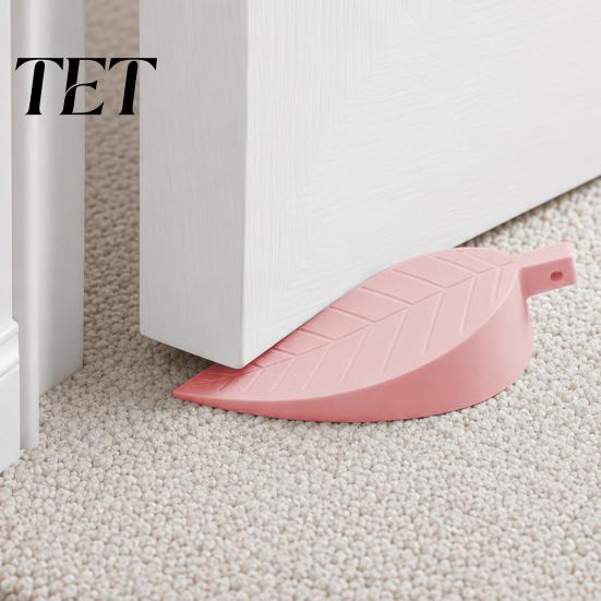 Heavy Duty Floor Door Stop Leaf Shaped Stopper Wedge, Non-Slip Wind?Resistant Stop, Decorative for Bedroom Silent Anti?Collision Jam Home