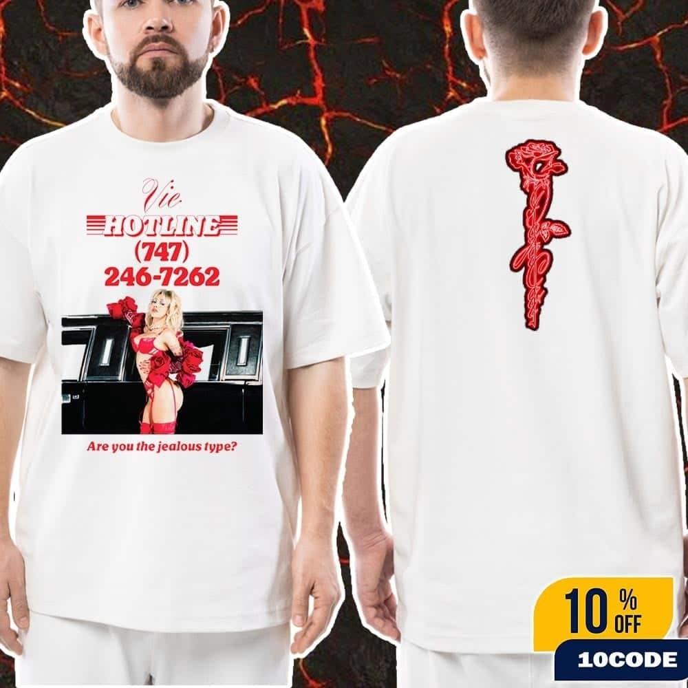 New Single Jealous Type Doja Cat Vie Hotline Tee Are You The Jealous Type Releas L