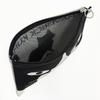 [Manhattaner's] Knit Cosmetic Case Pouch 75-8801 BlackWhite