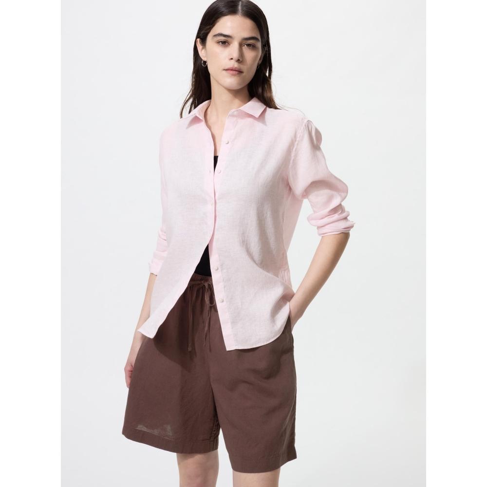 Uniqlo Japan Linen Blend Easy Shorts