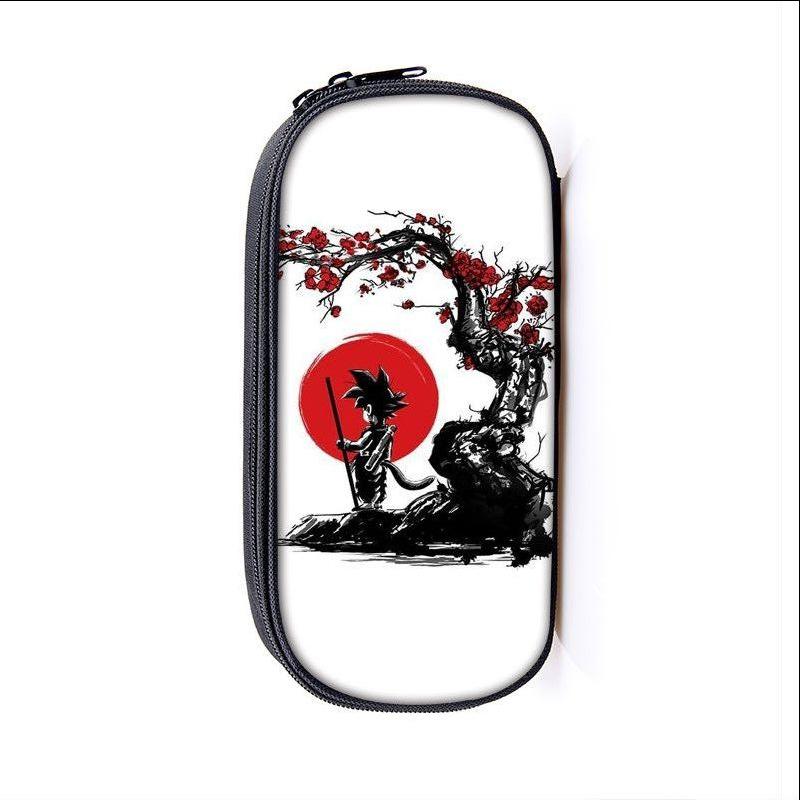 Dragon Ball Anime Son Goku Cartoon Large Capacity Pencil Case Fashion Boys Girls Pen Bags School Student Supplies Stationery Box