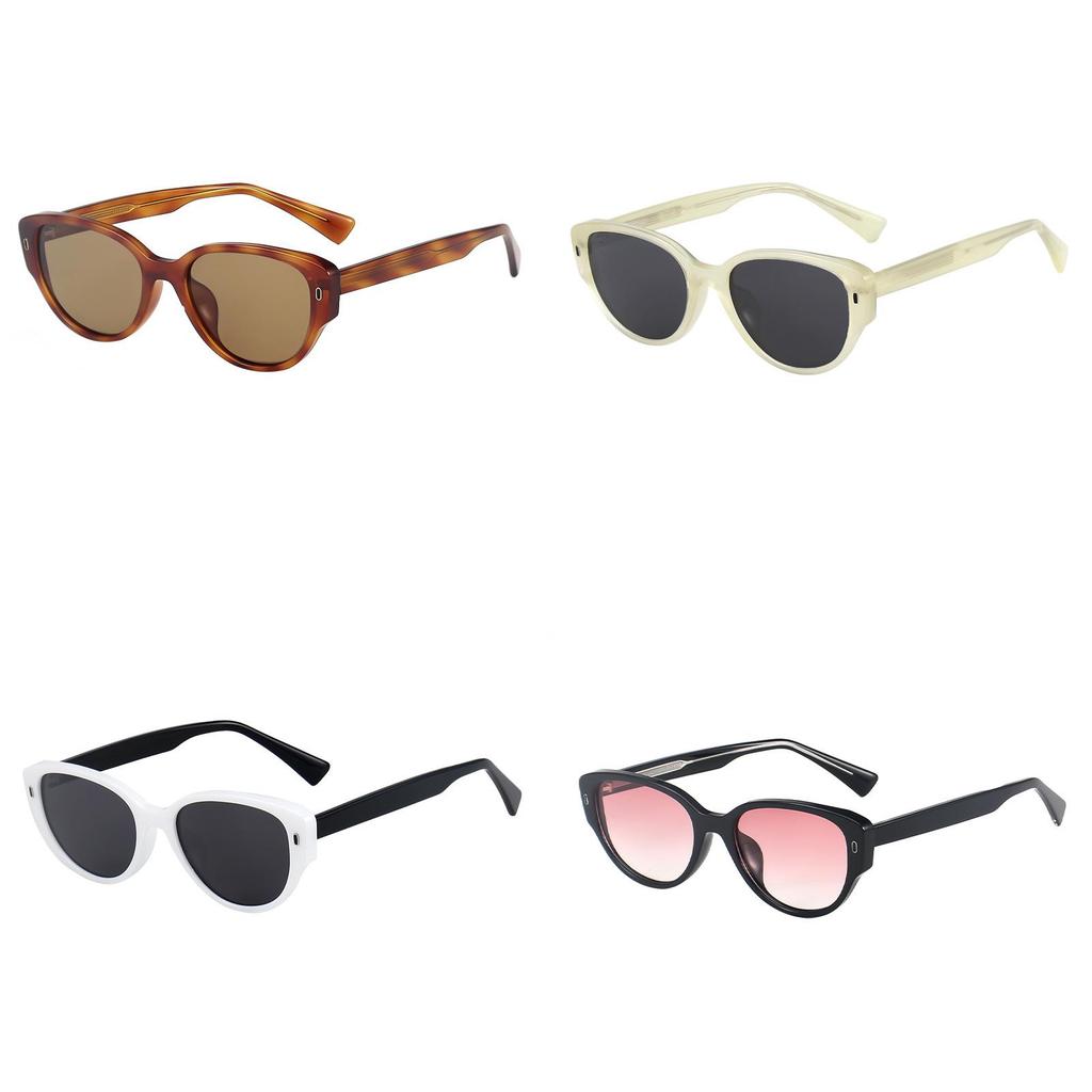 Oval Frame Women Design Sunglasses Street Style Uv Outdoor Sun Protection