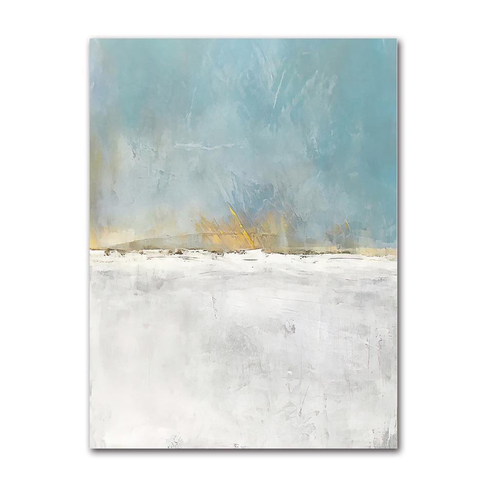Art Modern Cuadro Decor Home Fashion Wall Picture for Living Room Nordic Poster and Print Abstract Blue Black Colour Canvas