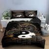 Dragon with Yin-Yang symbol. Bedding sets Duvet cover sets Duvet covers Pillowcases(1* Duvet Cover 2* Pillowcases without duvet insert)