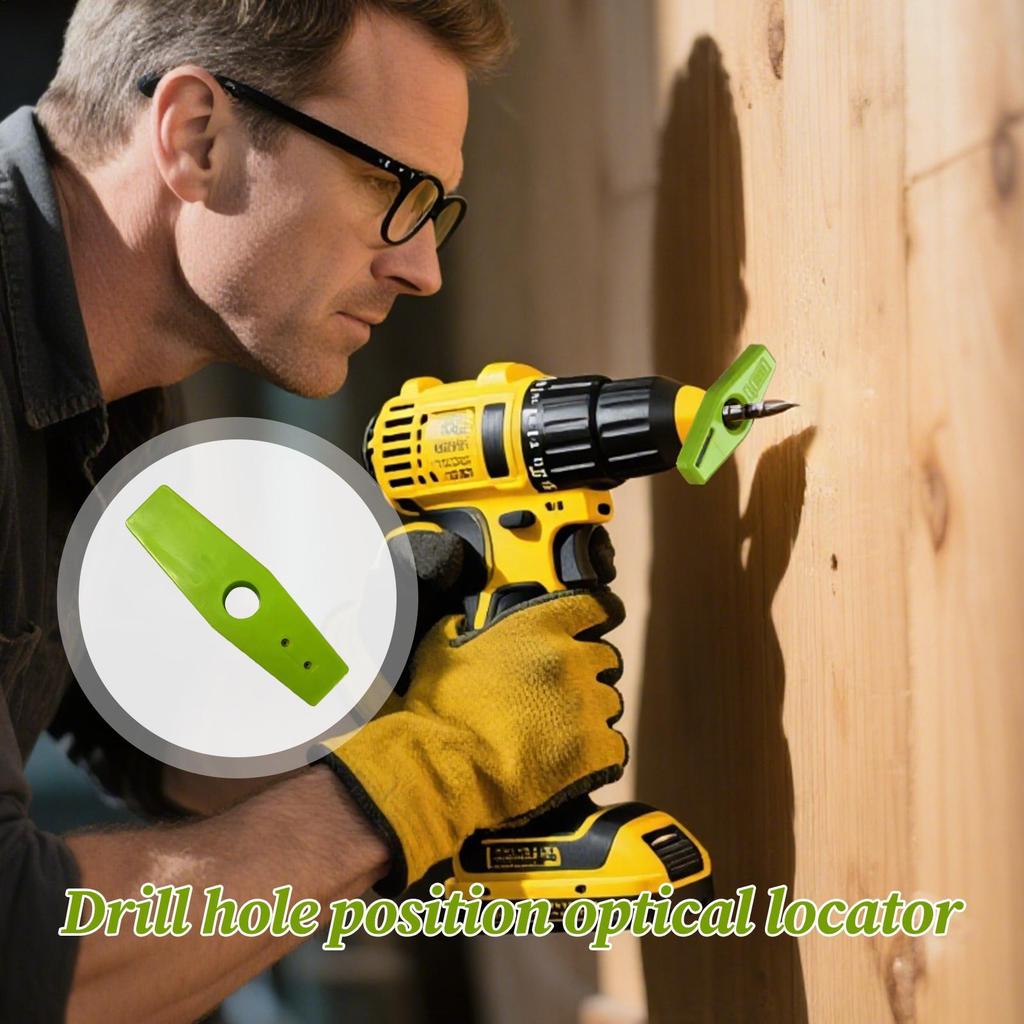 Drill Block Precise Measuring Gauge Hole Finder Punch Locator Drill Guide for Cabinet Drawer Installation Door Deck Shelf