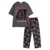 Mens Darth Vader Short-Sleeved Long Pyjama Set