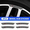 4Pcs Car Carbon Fiber Wheel Rim Sticker Decal For Mercedes Benz AMG W176 W202 W204 W205 W210 W211 W212 CLA CLK CLS GLA GLC