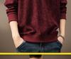 Men's Heavyweight Wool Hoodie - Spring/Autumn Round Neck, Loose Long Sleeve T-shirt, Printed Casual Base Layer