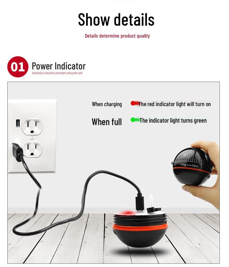 Erchang Bezprzewodowa Echosonda Bluetooth: Inteligentny Sonar do Wędkarstwa Podwodnego w Wysokiej Rozdzielczości