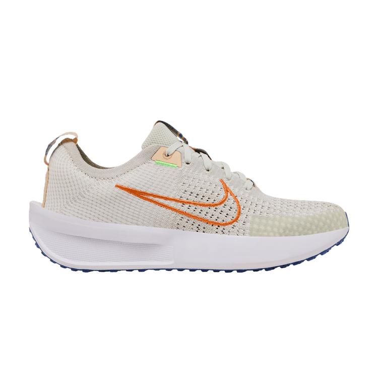 Nike Interact Run Light Bone Sail Ice Peach Bright Mandarin (Women s) 36.5