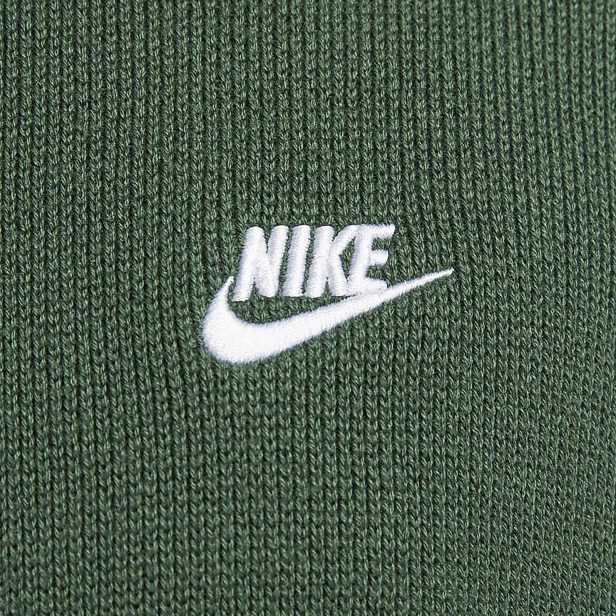 Nike Club Fashion Comfortable Crew Neck Pullover Sweater Men Sweater Fir-Green FQ2913-323