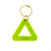 1PC Reflective Signs Triangle Signs Safety Warning For Bicycle Hanging Tag W Elastic Cord Bike Night Visible Riding Safety
