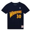 Mitchell And Ness Golden State Warriors Name Number Tee Stephen Curry