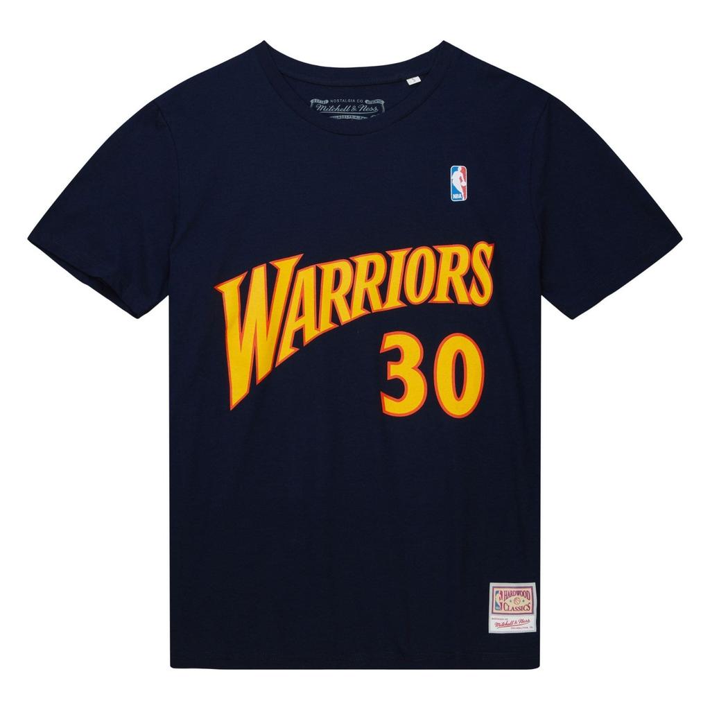 Mitchell And Ness Golden State Warriors Name Number Tee Stephen Curry