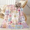 Happy 60th Birthday Celebration Flannel Blanket-Soft and Suitable for Sofas,Beds,Offices,Travel,All Seasons,Great Gift for Holidays and Birthdays.