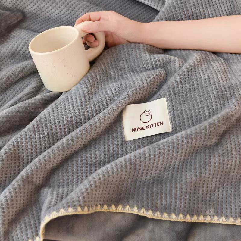 Gute Qualität, King-Size-Bett, superweich, für den Winter, warmes Flanell-Bettlaken, doppelseitig, dicke Korallen-Fleece-Decke, Nickerchen-Überwurf