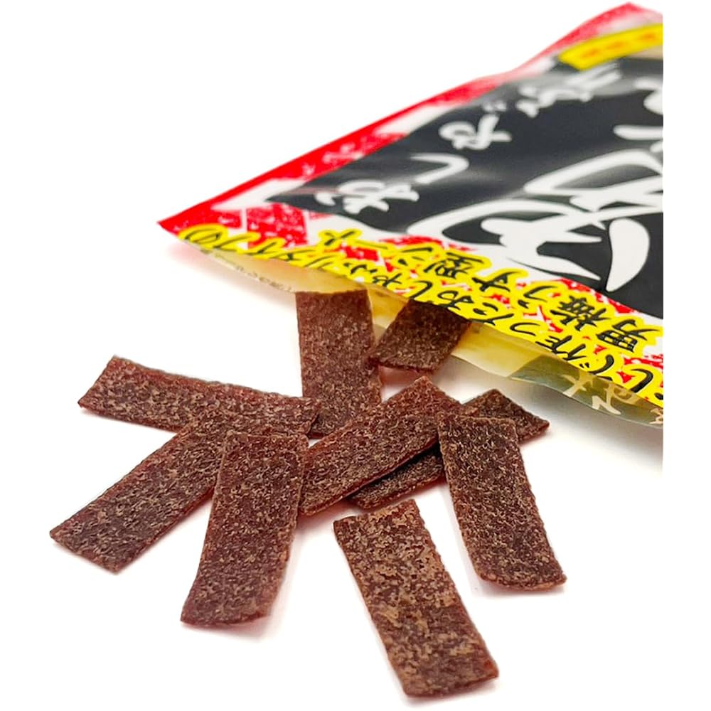 Nobel Confectionery O-shaburi Ume Sheet 10g x 6 Packs, Japanese Plum Flavor, Snack Treat