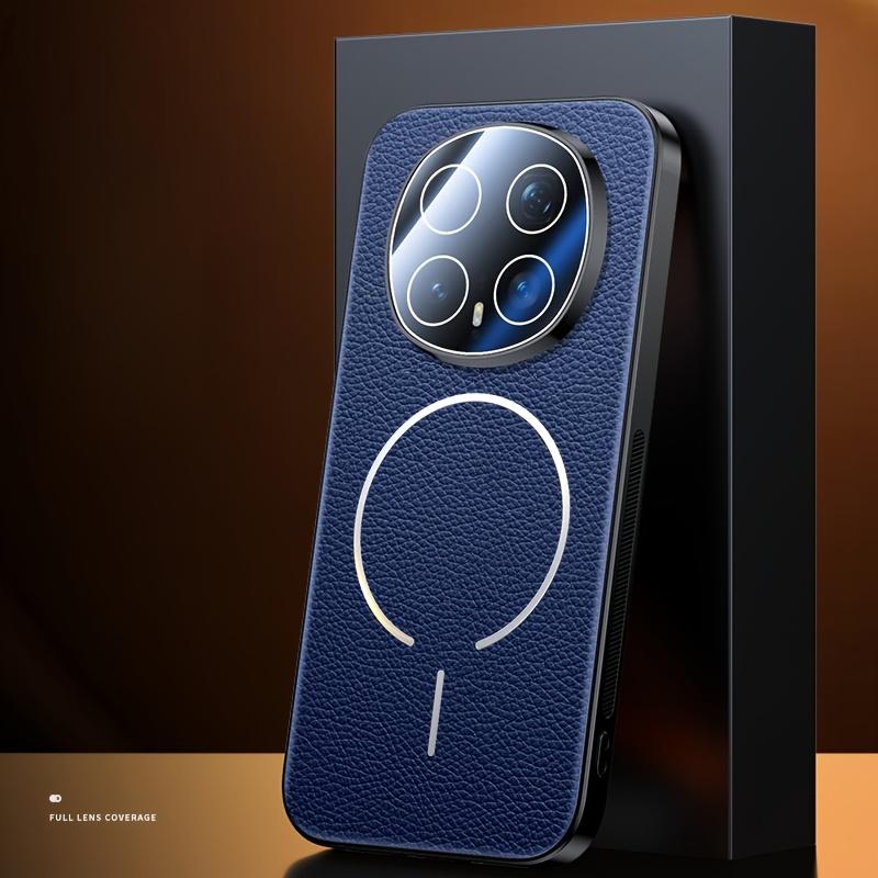 High-End Luxus Leder mit Litschi-Textur für Magsafe Hülle für Honor Magic 8 Pro 8 Magnetisches kabelloses Laden Kameraschutz Stoßfeste Hülle Funda