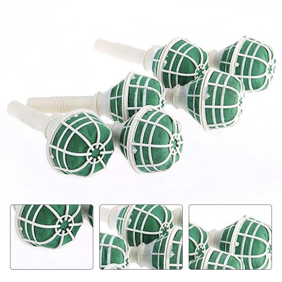 6Pcs Bridal Wedding Bride Bouquet Holder Decoration Floral Foam Flower Handle
