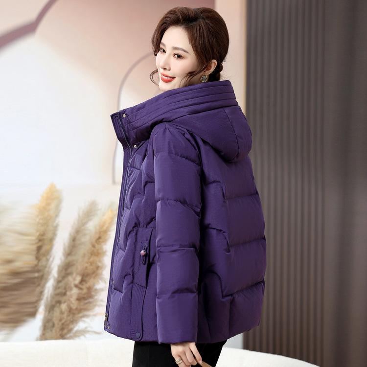 New Winter Cotton Jacket for Women Korean Style Fashion Stand Collar Small Cotton Jacket Slim Down Cotton Jacket
