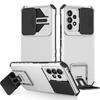 Suitable for Samsung S25 Ultra Multi Function Three Dimensional Bracket Protective Case A54 5G Push Window Protective Glasses Mobile Phone Case