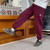 Puma Letter Logo Embroidered Fleece Thick Lace-Up Cuffed Knitted Sports Pants Women Bottoms 625304-22