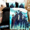 New Game Crisis Core Final Fantasy VII Bedding Set Cartoon Anime three-piece Set Adult Boys Bedroom Duvetcover Sets Couette