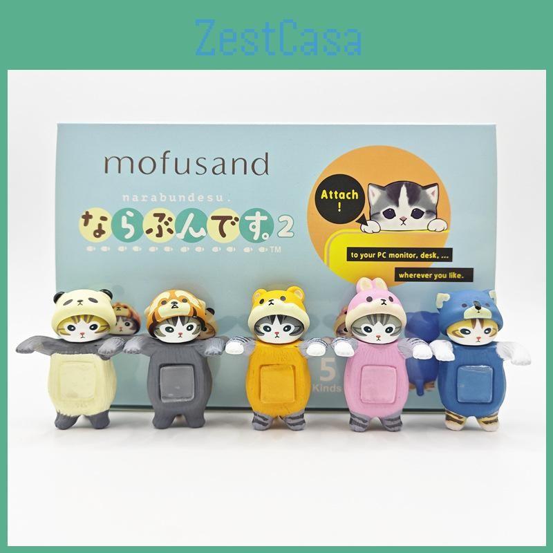 Mofusand Ornament Models With Animal Series Panda Dog For Collectible Gift