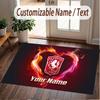 Tappeto Personalizzato Modello FC Twente Stampa Nome Testo Morbido Antiscivolo Tappeto per Pavimento per Decorazione Interna Casa