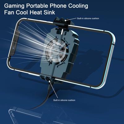 Ventilátor chladiča telefónu G6 Univerzálny výkonný turbo ventilátor pre mobilné telefóny Tichý chladič telefónu s klipom Chladiaci ventilátor telefónu