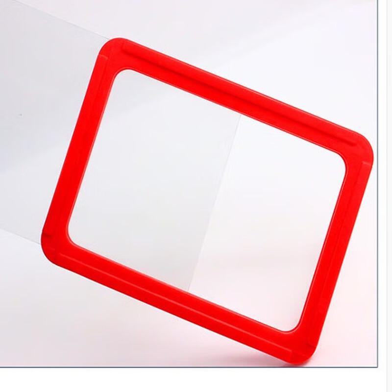 WEZHO A6 Red Magnetic Label Card