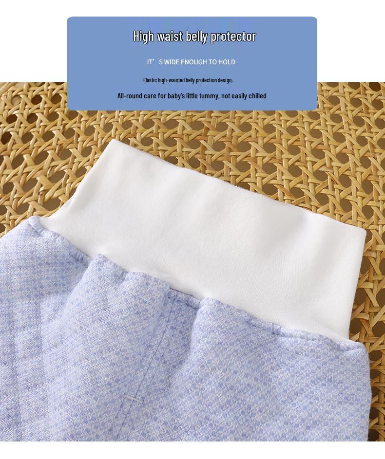 Kinder Gestepptes Baumwoll-Basisschicht-Set: Gemütliches Herbst- & Winter-Outfit für Säuglinge & Kleinkinder