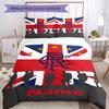 3pcs Custom Name Rangers F.C Bedding Set Duvet Cover Closure Includes 1 Duvet Cover & 2 Pillowcases, Soft and Comfortable for All Seasons.