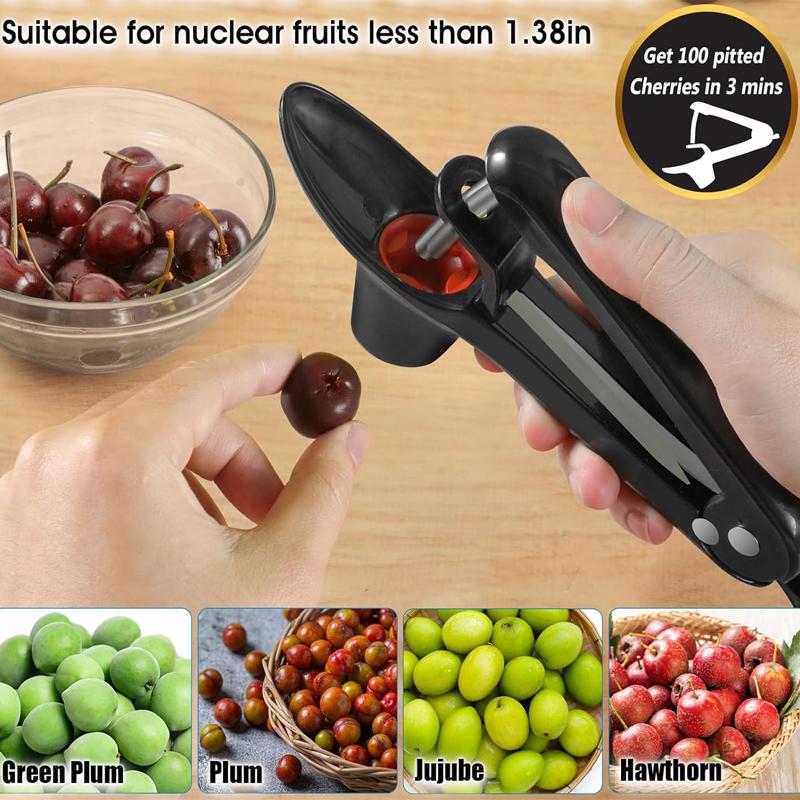 Cherry Pitter Tool Stainless Steel Cherry Corer Core Seed Remover Cherry Pip Remover Olive Grapes Jujubes Pitter Tool Fruit Tool