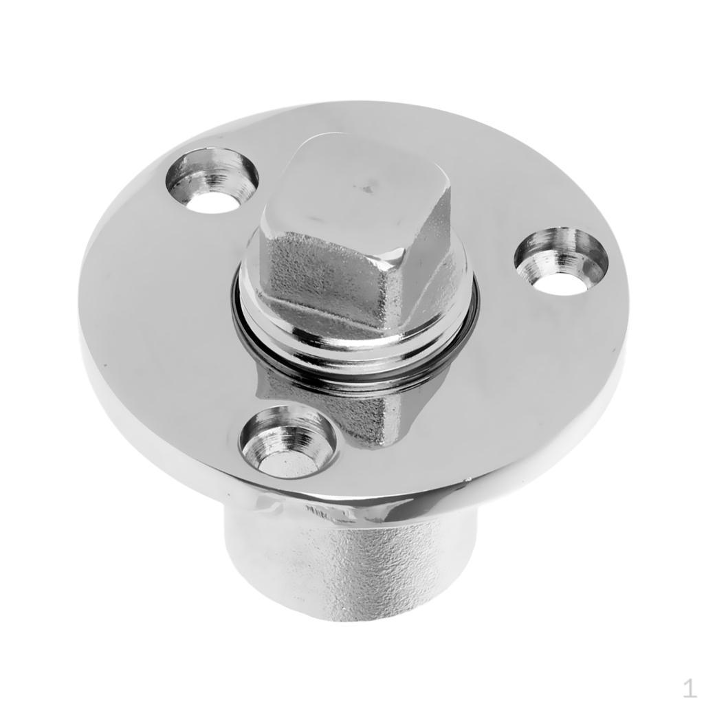 

316 Stainless Steel Boat Garboard Drain Bung Plug for / Dinghy Marine