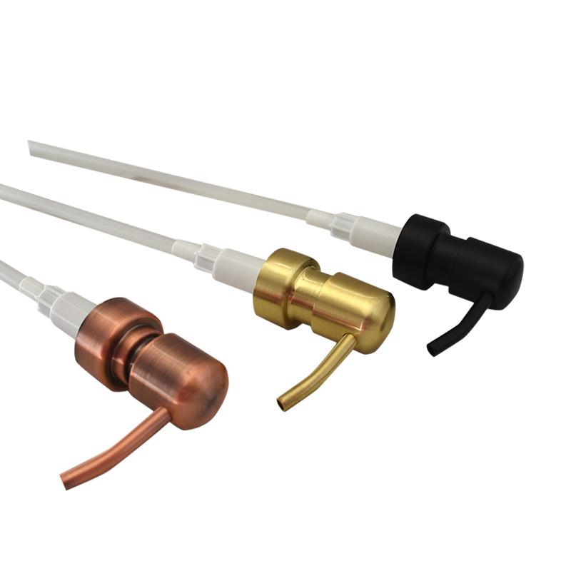 1ks Nerezová ocel 304 Tryska čerpadla Dávkovač tekutého mýdla do kuchyňského dřezu Černá/Zlatá/Růžové zlato