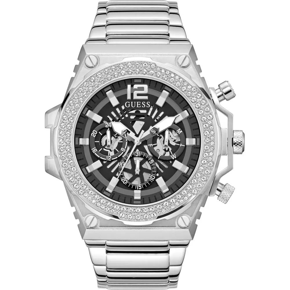 GUESS Sport Black Stainless Steel Men s Quartz GW0632G1 Watch чёрный