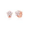 Dieuamour 14K Gold Pin Bello Mini Flower One-Touch Earrings