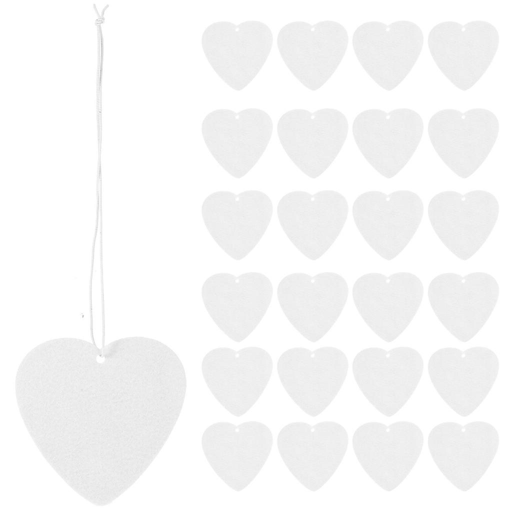 Sublimation Air Freshener Sheets Heart Shaped Diy Crafting Car 1Set