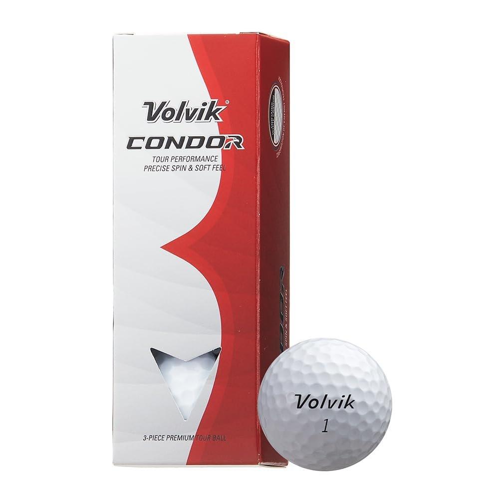 Volvik CONDOR Golf Balls White 3-Pack
