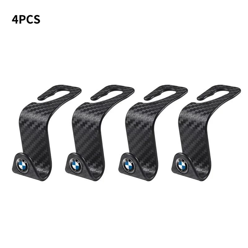 BAIR7 1/2/4PCs Car Seat Headrest Hooks Storage Hanger For BMW E34 E46 E39 E38 E90 E60 E36 F30 F30 F10 E92 E38 E91 M3 M5