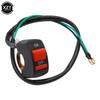 Universal  DC12V/10A Motorcycle Handlebar Flameout Switch ON OFF Button for Moto Motor ATV Bike Black Headlight Switch Modified
