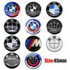 LKCW9 4.5cm Steering Wheel Emblem Sticker Steering Wheel Center Sticker For BMW E46 E90 F30 F20 F10 G20 G30 X1 X3 X5 M Interior Logo